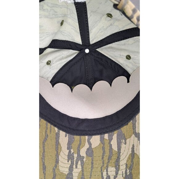 Ducks Unlimited Baseball Cap Mossy Oak Bottomland Camo Strapback Adjustable New - Picture 9 of 9